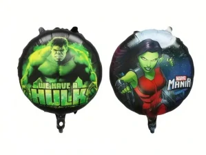 Balónek Hulk – kulatý fóliový balónek na dětské narozeniny s motivem Avengers