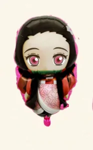 Balónek postava Nezuko – fóliový balónek anime Demon Slayer na dětské narozeniny