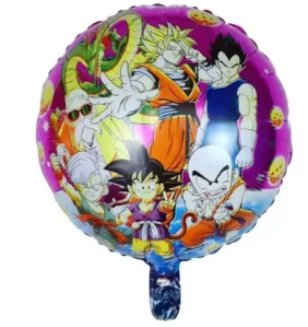 Balónek Dragon Ball – kulatý fóliový balónek na dětské narozeniny anime